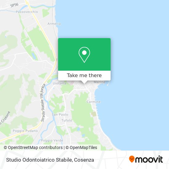 Studio Odontoiatrico Stabile map