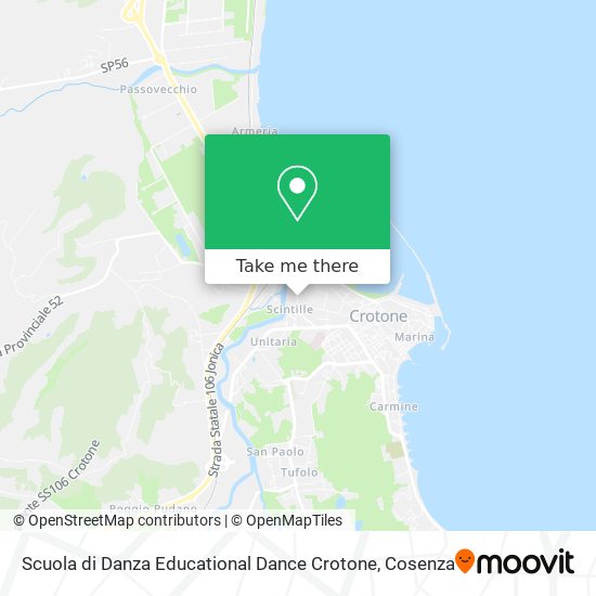 Scuola di Danza Educational Dance Crotone map