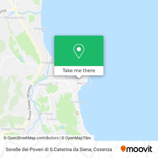 Sorelle dei Poveri di S.Caterina da Siena map
