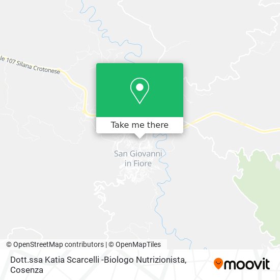 Dott.ssa Katia Scarcelli -Biologo Nutrizionista map
