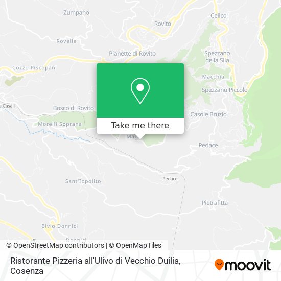 Ristorante Pizzeria all'Ulivo di Vecchio Duilia map