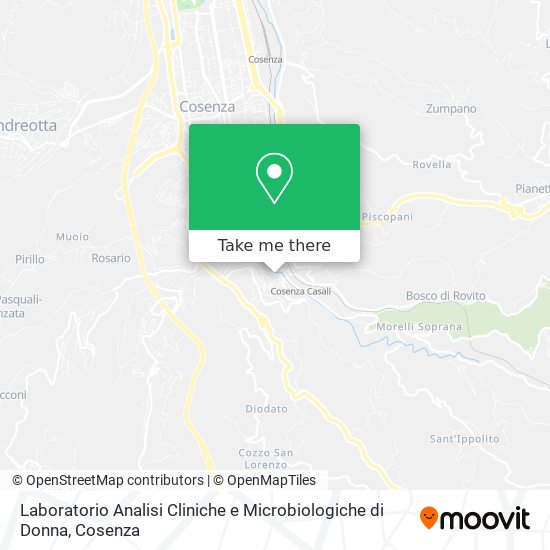 Laboratorio Analisi Cliniche e Microbiologiche di Donna map