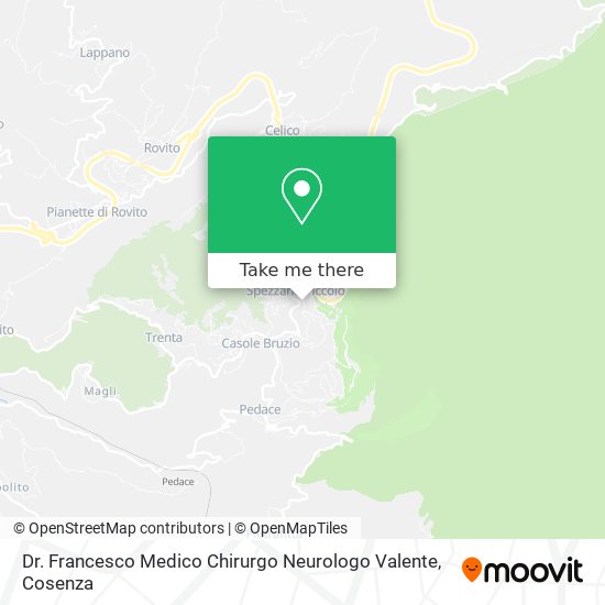 Dr. Francesco Medico Chirurgo Neurologo Valente map