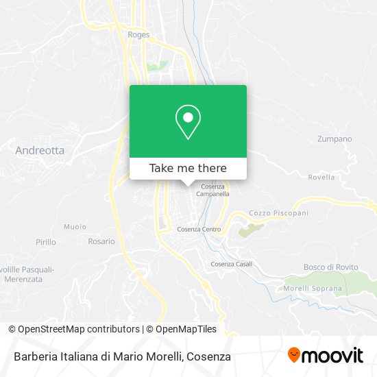Barberia Italiana di Mario Morelli map