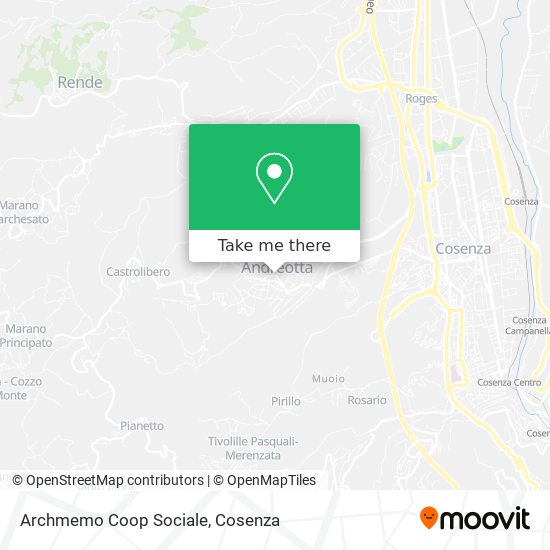 Archmemo Coop Sociale map