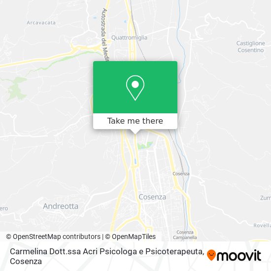 Carmelina Dott.ssa Acri Psicologa e Psicoterapeuta map