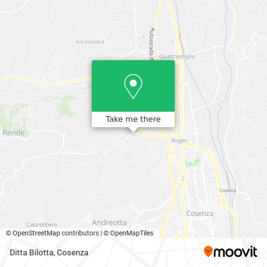 Ditta Bilotta map