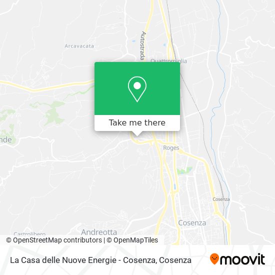 La Casa delle Nuove Energie - Cosenza map