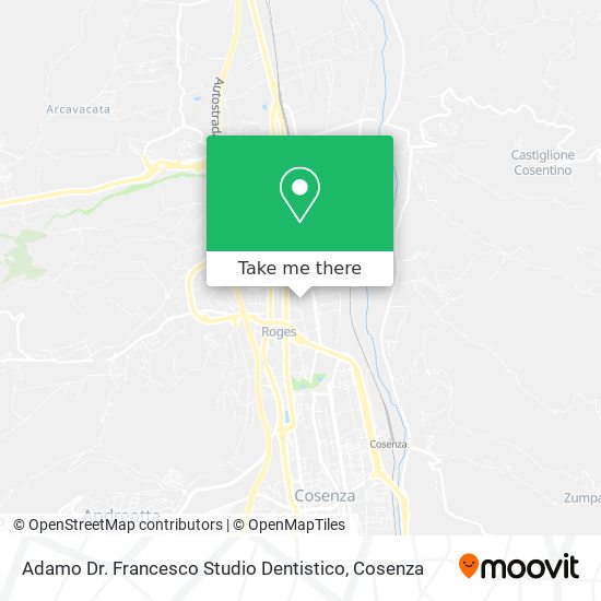 Adamo Dr. Francesco Studio Dentistico map