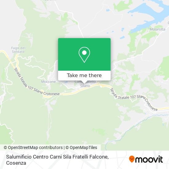 Salumificio Centro Carni Sila Fratelli Falcone map