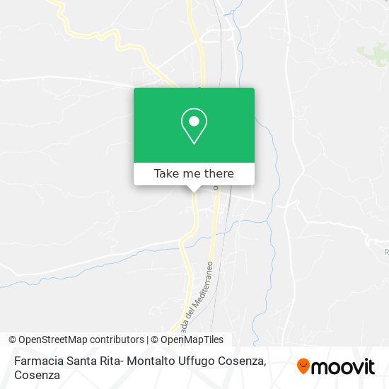 Farmacia Santa Rita- Montalto Uffugo Cosenza map