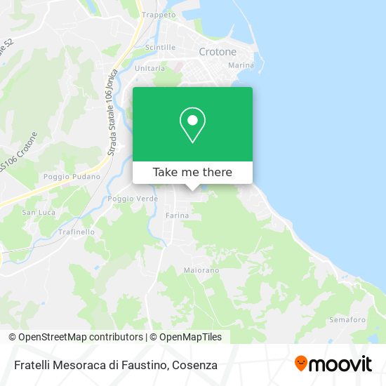 Fratelli Mesoraca di Faustino map