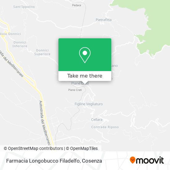 Farmacia Longobucco Filadelfo map