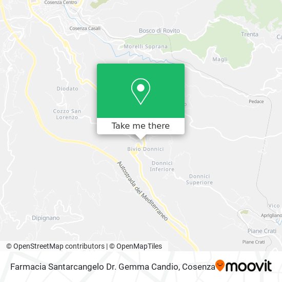 Farmacia Santarcangelo Dr. Gemma Candio map