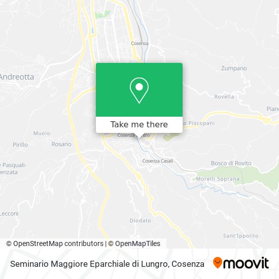 Seminario Maggiore Eparchiale di Lungro map