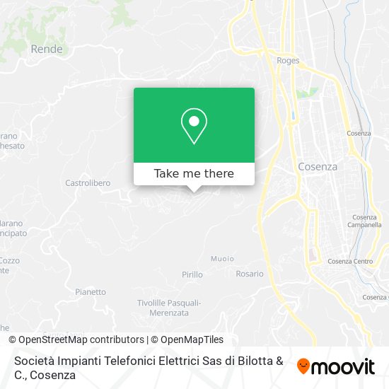 Società Impianti Telefonici Elettrici Sas di Bilotta & C. map