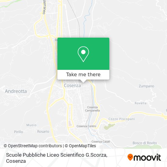 Scuole Pubbliche Liceo Scientifico G.Scorza map