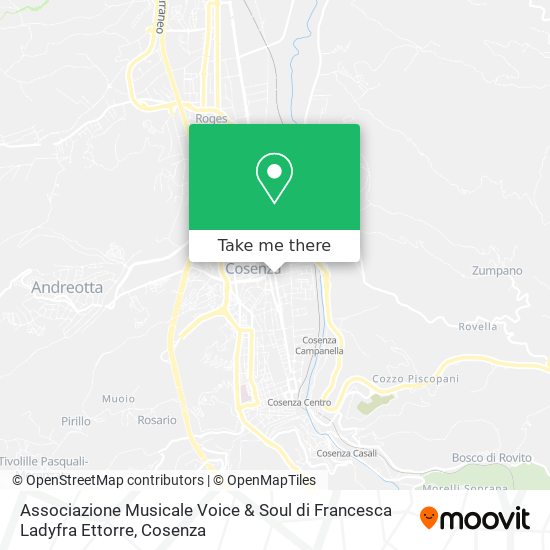 Associazione Musicale Voice & Soul di Francesca Ladyfra Ettorre map