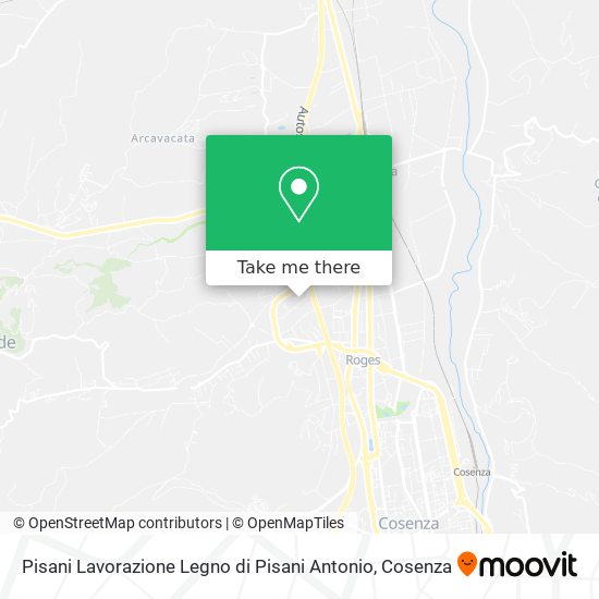 Pisani Lavorazione Legno di Pisani Antonio map