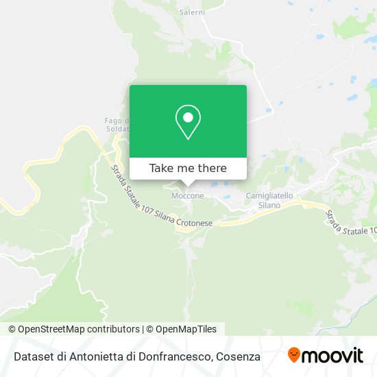 Dataset di Antonietta di Donfrancesco map