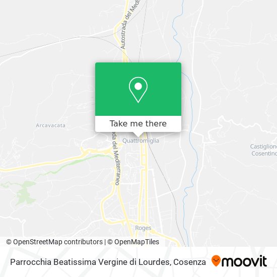 Parrocchia Beatissima Vergine di Lourdes map