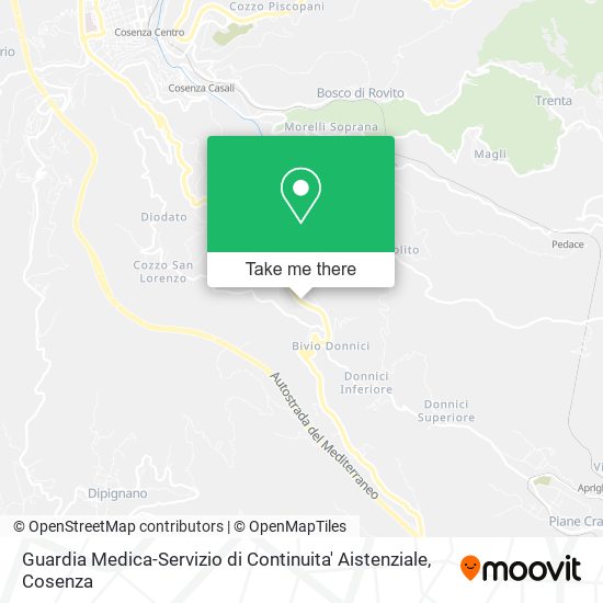 Guardia Medica-Servizio di Continuita' Aistenziale map