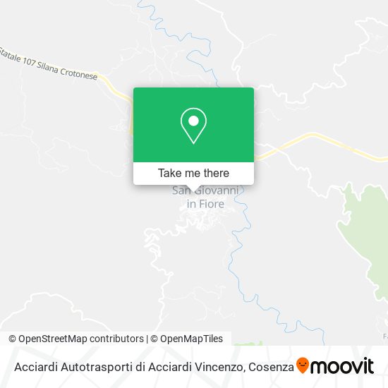 Acciardi Autotrasporti di Acciardi Vincenzo map