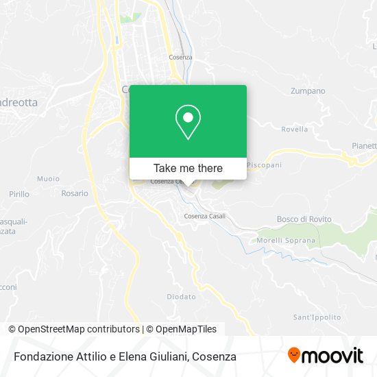 Fondazione Attilio e Elena Giuliani map