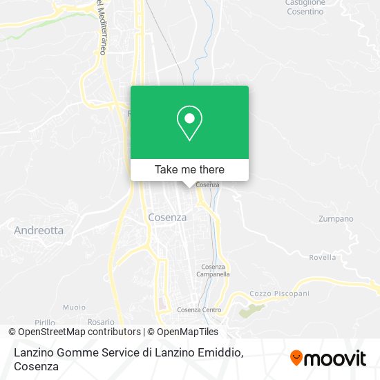 Lanzino Gomme Service di Lanzino Emiddio map