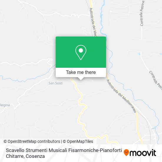 Scavello Strumenti Musicali Fisarmoniche-Pianoforti Chitarre map