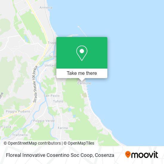 Floreal Innovative Cosentino Soc Coop map