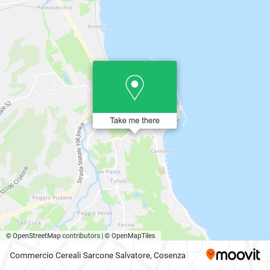 Commercio Cereali Sarcone Salvatore map