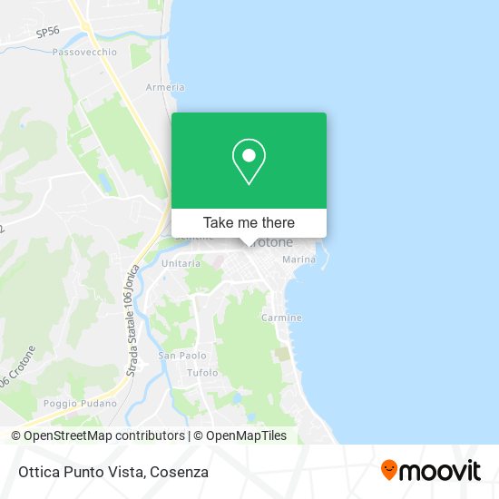 Ottica Punto Vista map