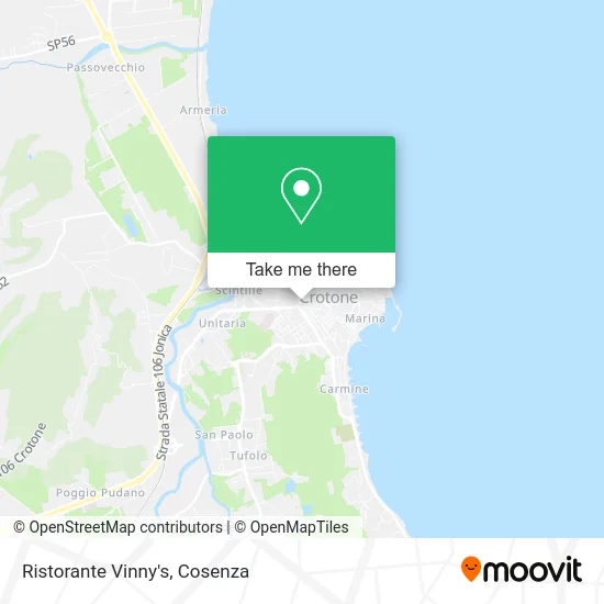 Vinny's Restaurant map