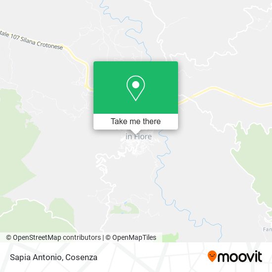 Sapia Antonio map