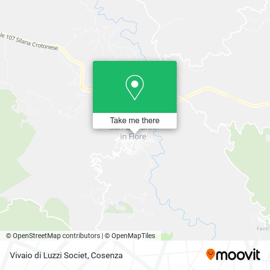 Vivaio di Luzzi Societ map