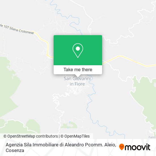 Agenzia Sila Immobiliare di Aleandro Pcomm. Aleio map