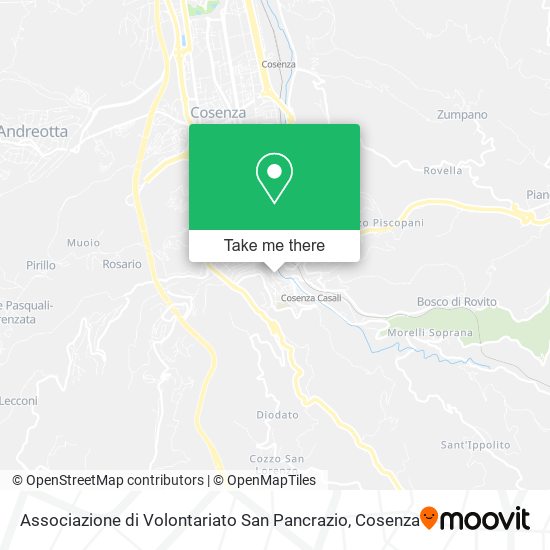 Associazione di Volontariato San Pancrazio map