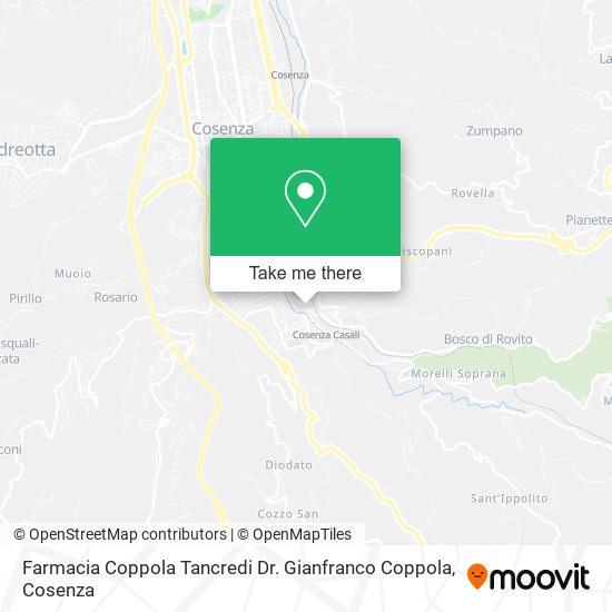 Farmacia Coppola Tancredi Dr. Gianfranco Coppola map