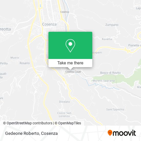 Gedeone Roberto map