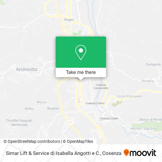 Simar Lift & Service di Isabella Angotti e C. map