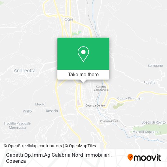 Gabetti Op.Imm.Ag.Calabria Nord Immobiliari map