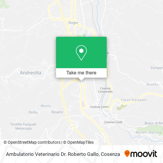 Ambulatorio Veterinario Dr. Roberto Gallo map