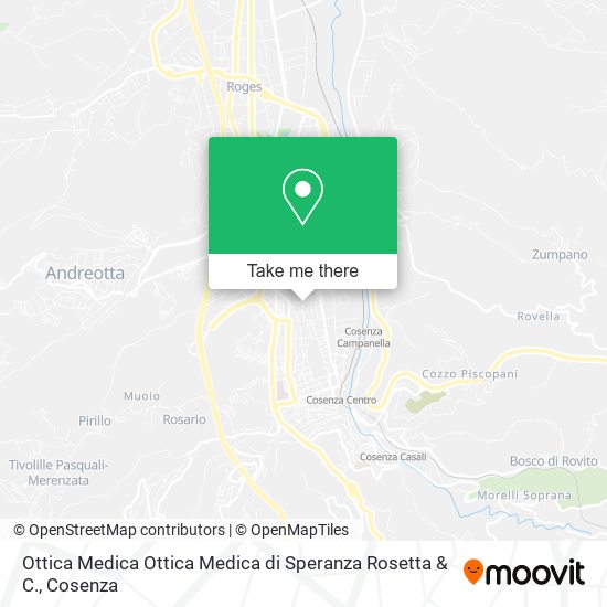 Ottica Medica Ottica Medica di Speranza Rosetta & C. map