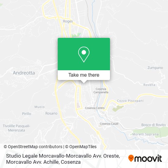 Studio Legale Morcavallo-Morcavallo Avv. Oreste, Morcavallo Avv. Achille map