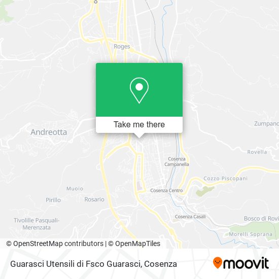 Guarasci Utensili di Fsco Guarasci map