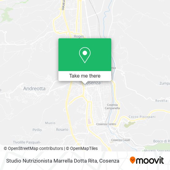 Studio Nutrizionista Marrella Dotta Rita map