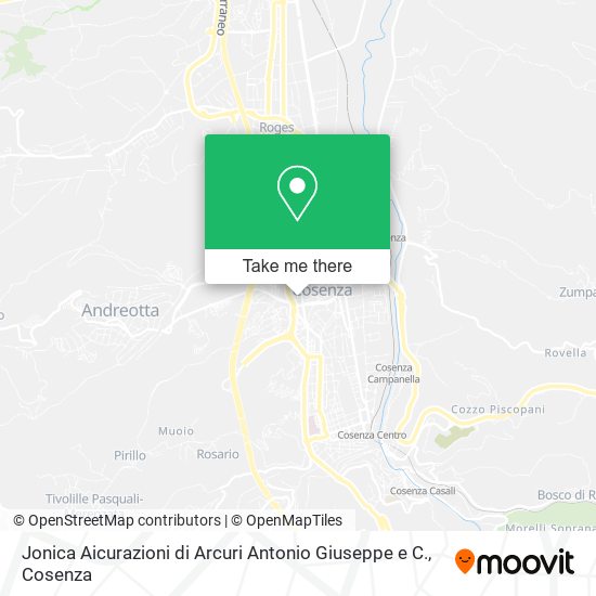 Jonica Aicurazioni di Arcuri Antonio Giuseppe e C. map