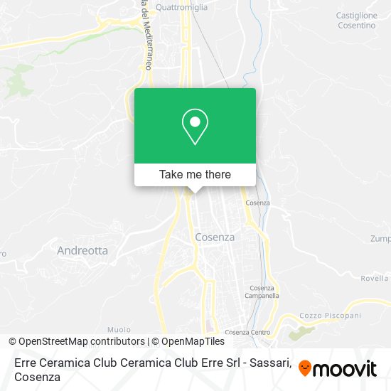 Erre Ceramica Club Ceramica Club Erre Srl - Sassari map