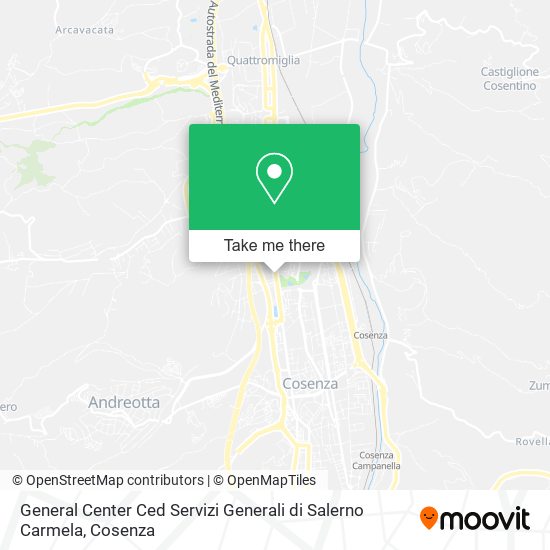 General Center Ced Servizi Generali di Salerno Carmela map